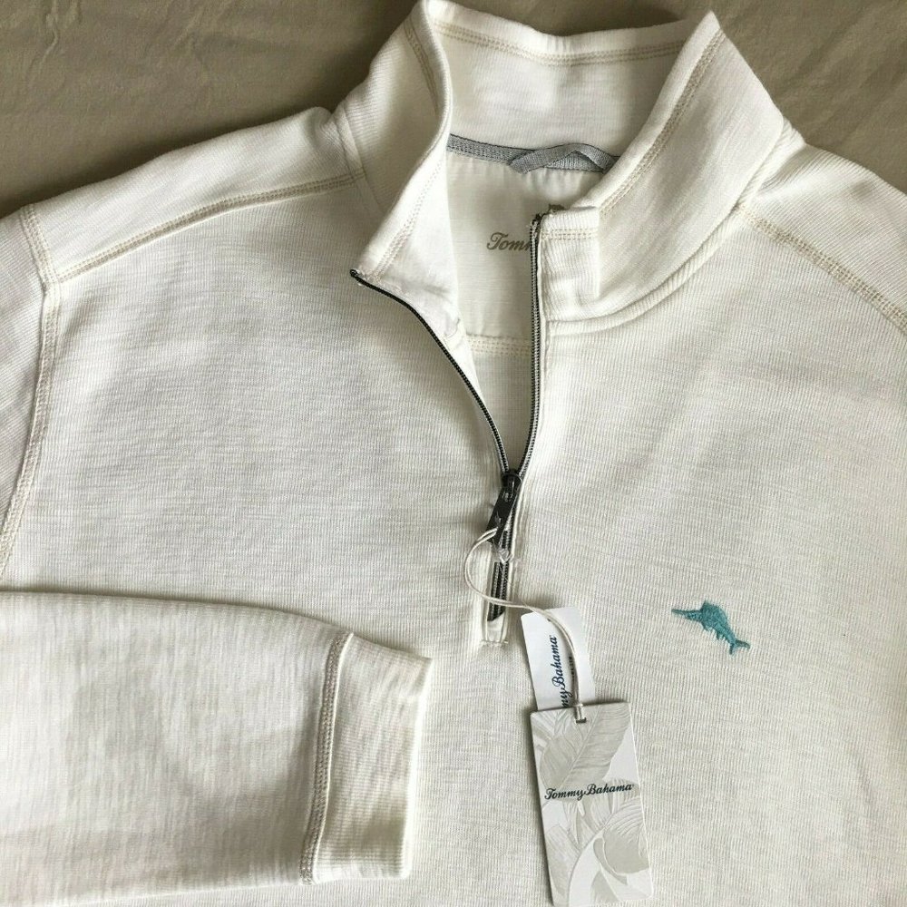 Tommy Bahama Sweater Shirt Half Zip 3XLB Big